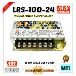 Power Supply Trafo Meanwell LRS-100-24 DC 24V 4.2A 100W | Mean Well